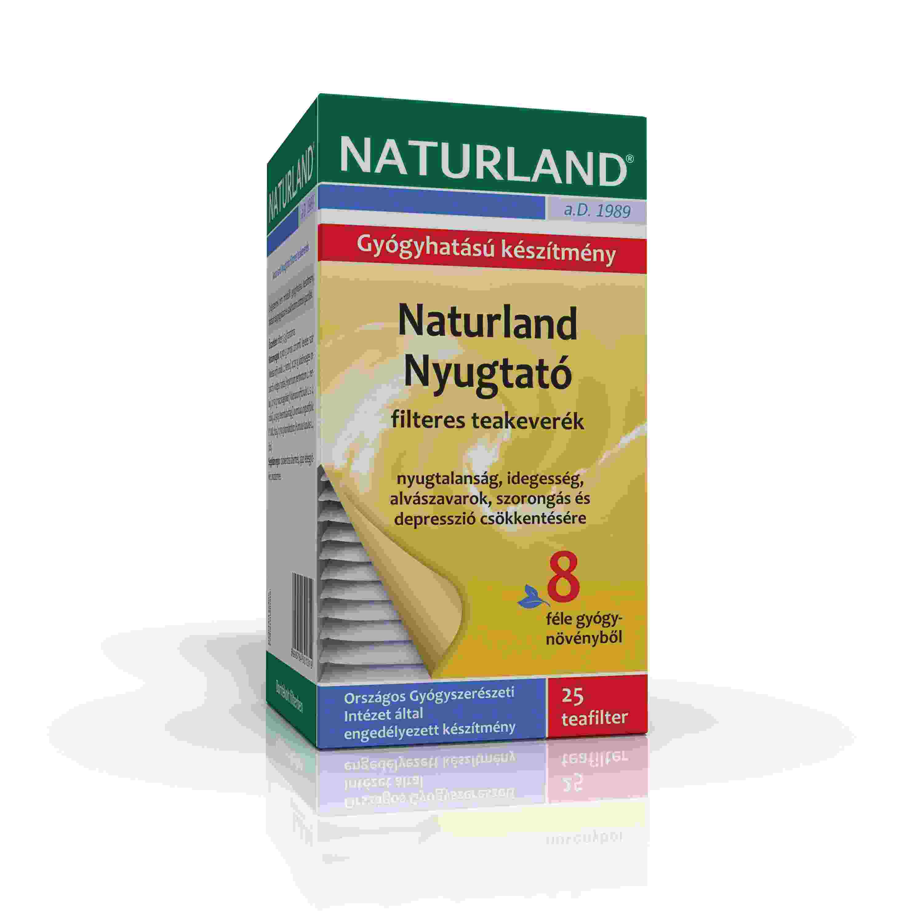 Naturland nyugt. tea filteres 25x