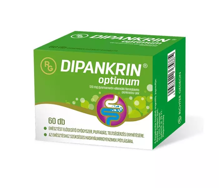 Dipankrin Optimum 120 mg gyomornedv-ellenálló tabl 60x