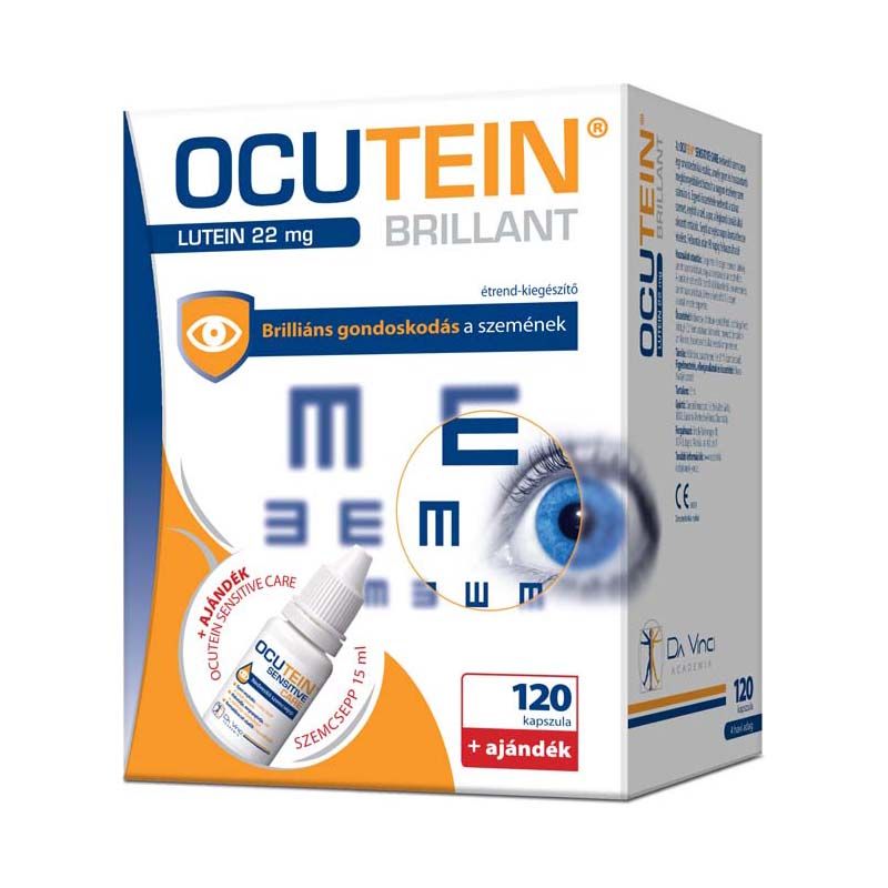 Ocutein Brillant kapszula+O.SensC szemcsepp 120x+15ml