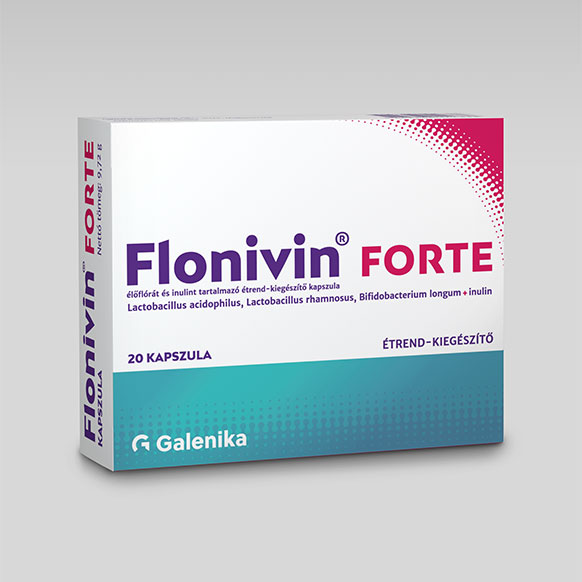 Flonivin Forte élőflóra inulin kapszula 20x