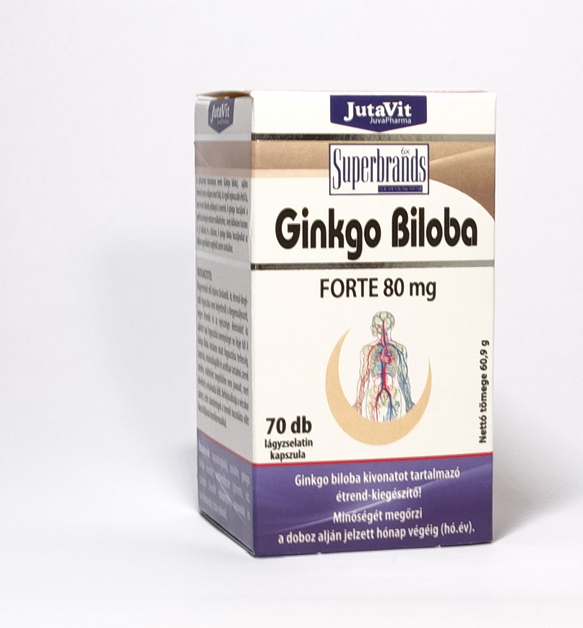 JutaVit Ginkgo Biloba Forte  80 mg lágyzs.kapszula 70x