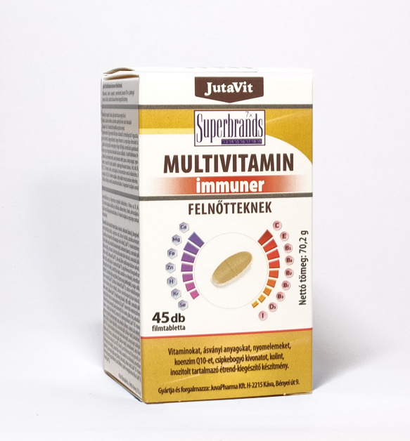 JutaVit Multivitamin nyújt.hatású filmtabl.felnőtt 45x