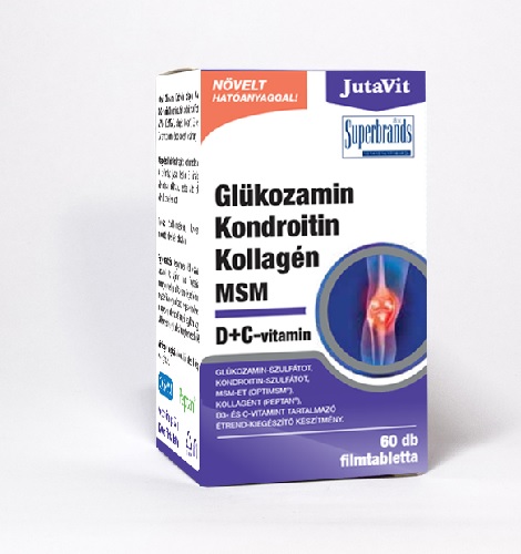 JutaVit Glükozamin Kondroitin MSM koll. ftabl. 60x