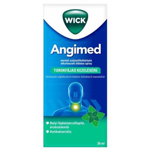 Angimed/Angised mentol oldatos spray+pumpa 30ml