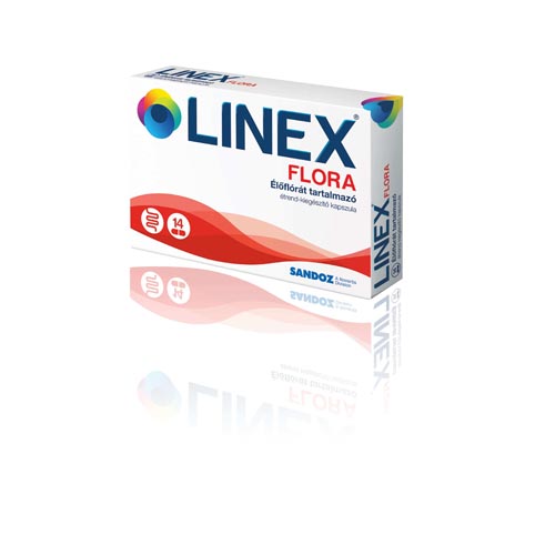 Linex Flora élőflórát tartalmazó étr.kieg. kapszul 14x