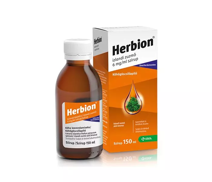 Herbion izlandi zuzmó 6 mg/ml szirup 150ml