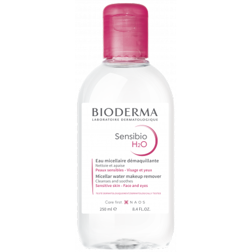 Sensibio H2O arc és sminklemosó BIODERMA 250ml