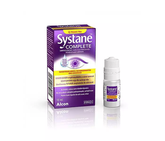 Systane Complete tart.szer ment szemcsepp lubrik. 10ml