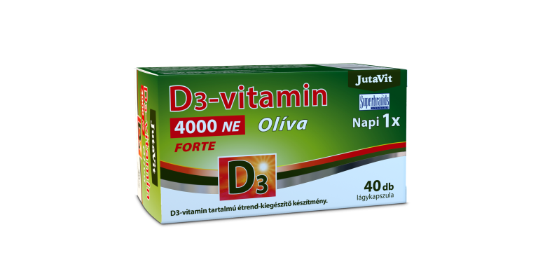 Jutavit D3-vitamin 4000NE Oliva FORTE kapszula 40x