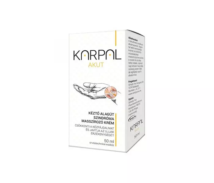 Karpal Akut masszázskrém kéztőalagút szindroma kez 50ml