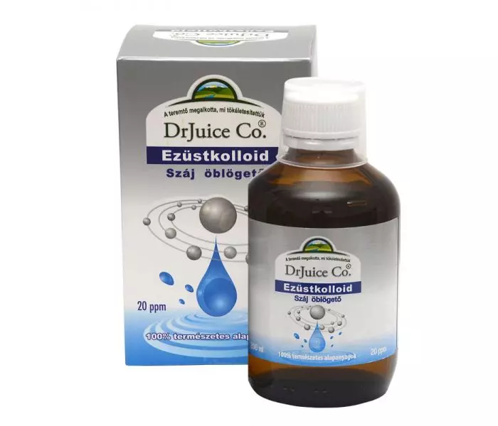 Ezüst kolloid Száj- torok öblítő Dr. Juice 200ml