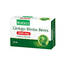 Ginkgo biloba Béres 240mg kemény kapszula 30x buborékcsomagolásban