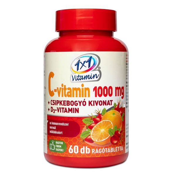 Ceres 1x1 Vitamin C-vitamin 1000mg rágótabletta 60x