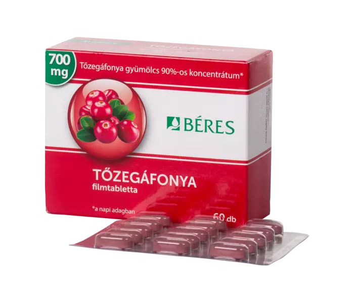 Béres Tőzegáfonya filmtabletta 60x