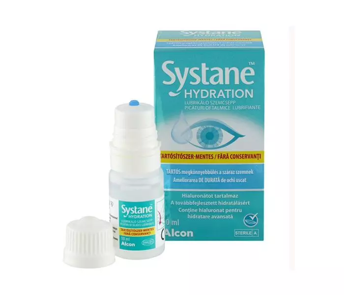 Systane Hydration tart.sz.mentes szemcsepp lubrik. 10ml