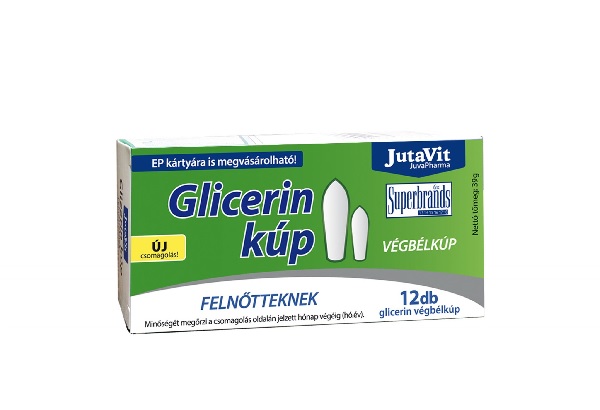 Jutavit Glicerin végbélkúp Felnőtteknek 12x