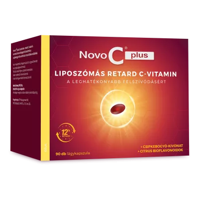Novo C Plus liposzómális C-vitamin kapszula 90x