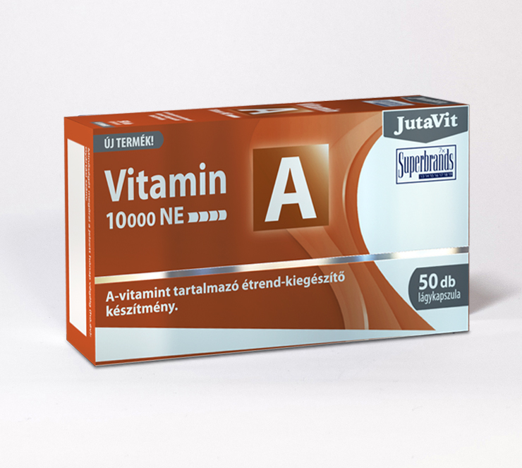 JutaVit A-vitamin 10000NE lágy kapszula 50x