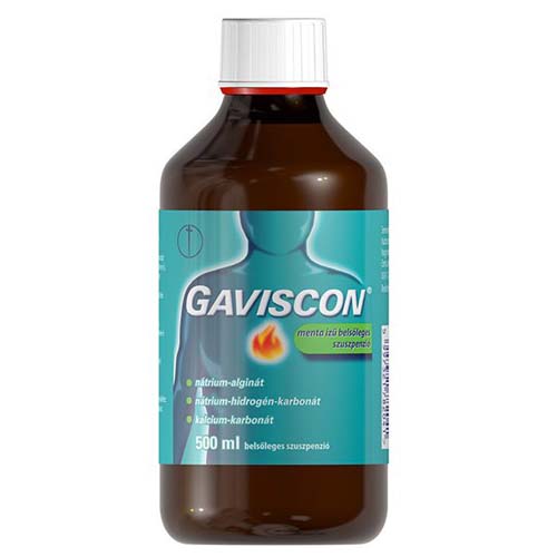 Gaviscon belsőleges szuszpenzió menta ízű /20 500ml