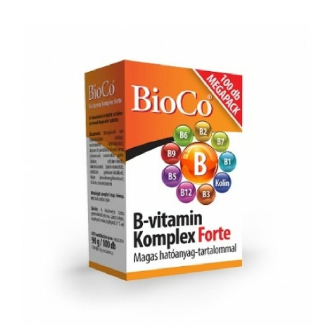 BioCo B-vitamin komplex Forte tabletta 100x