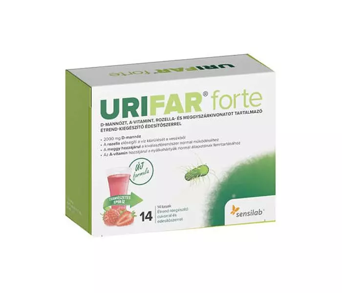 Urifar Forte D-mannóz granulátum 14x tasakban