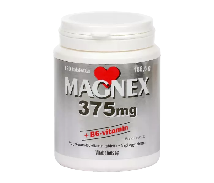 Magnex 375 mg+B6 tabletta VITABALANS 180x