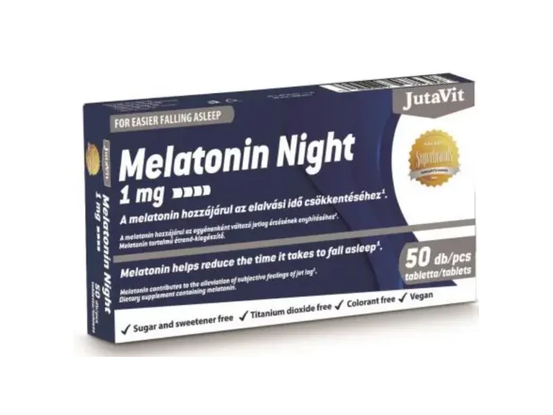 Jutavit Melatonin Night 1 mg tabletta 50x