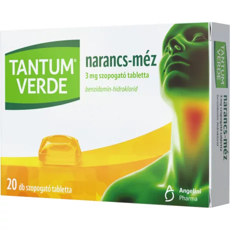 Tantum Verde narancs-méz 3mg szopogató tabletta 20x trilamin.csom.