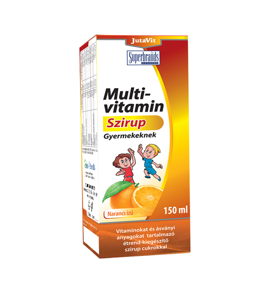 Jutavit Multivitamin szirup Narancs ízű Gyermek 150ml