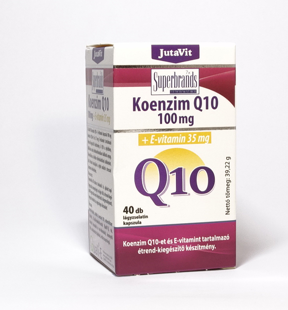 JutaVit Koenzim Q10 100mg lágyzselatin kapszula 40x