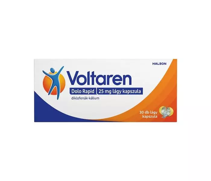 Voltaren Dolo Rapid 25 mg lágy kapszula 30x átlátszatlan buborékc