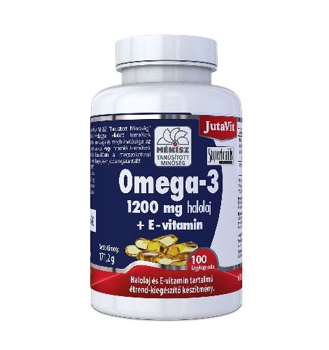 JutaVit Omega-3 1200 mg + E vitamin kapszula 100x