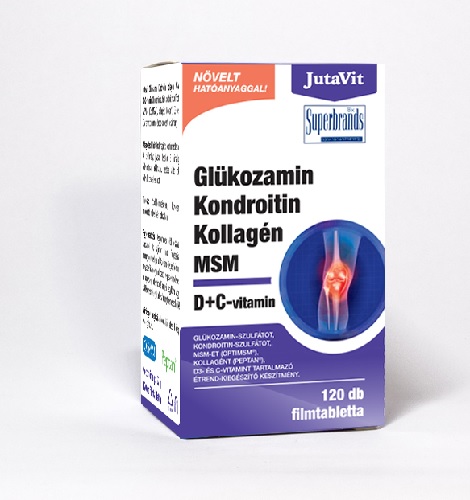 JutaVit Glükozamin Kondroitin MSM koll. ftabl. 120x