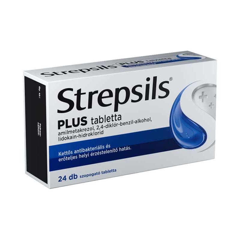 Strepsils Plus tabletta 24x