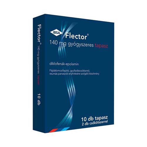 Flector 140 mg gyógyszeres tapasz +2 csőkötszer 10x