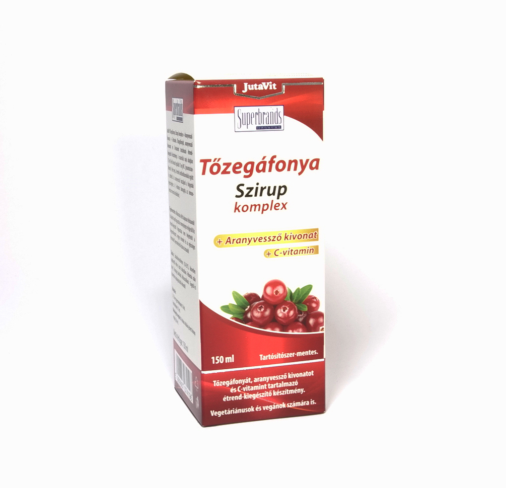 Jutavit Tőzegáfonya komplex szirup 150ml
