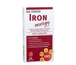 Dr.Theiss Iron Energy Vas vitamin kapszula 30x