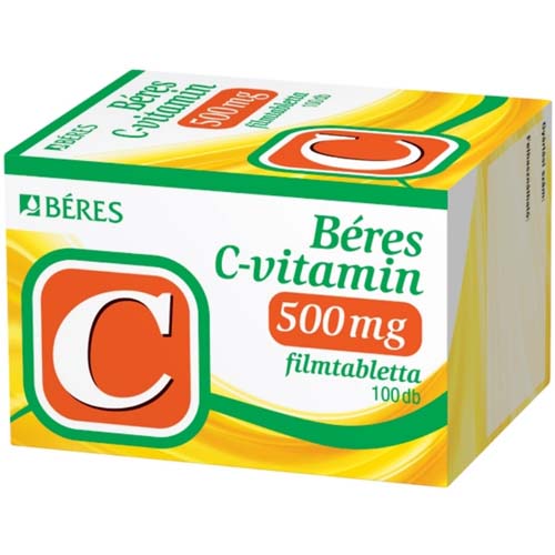 Béres C-vitamin 500mg filmtabletta 100x