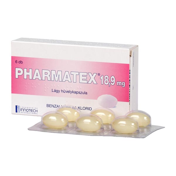 Pharmatex 18,9 mg lágy hüvelykapszula /02 6x