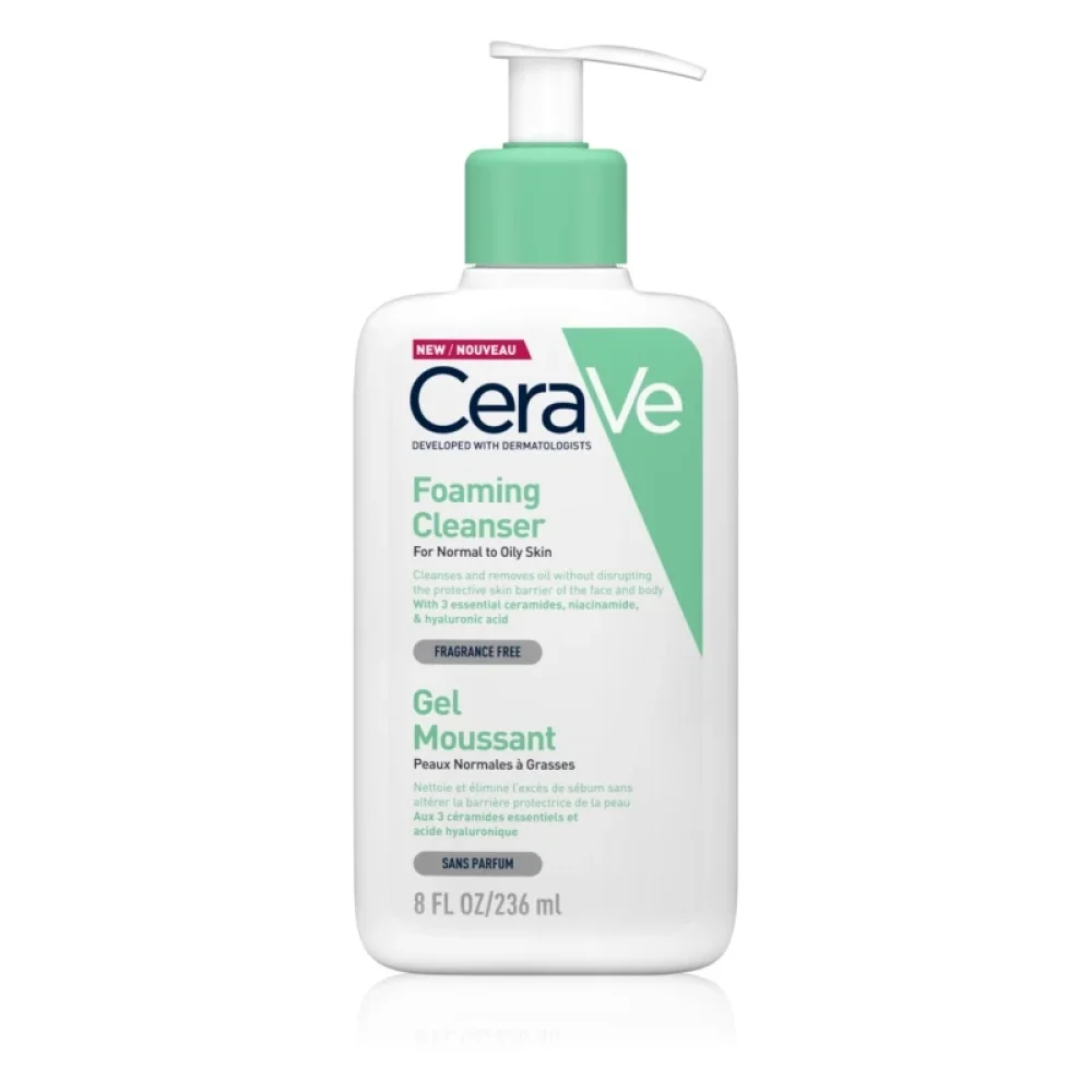 CeraVe habzó tisztító gél arcra, testre 236ml