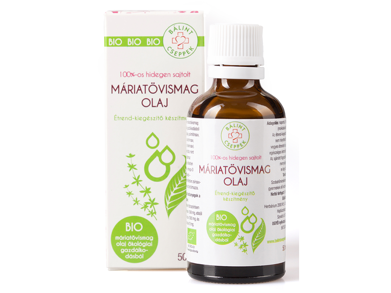 Bálint Cseppek Bio Máriatövisolaj 50ml