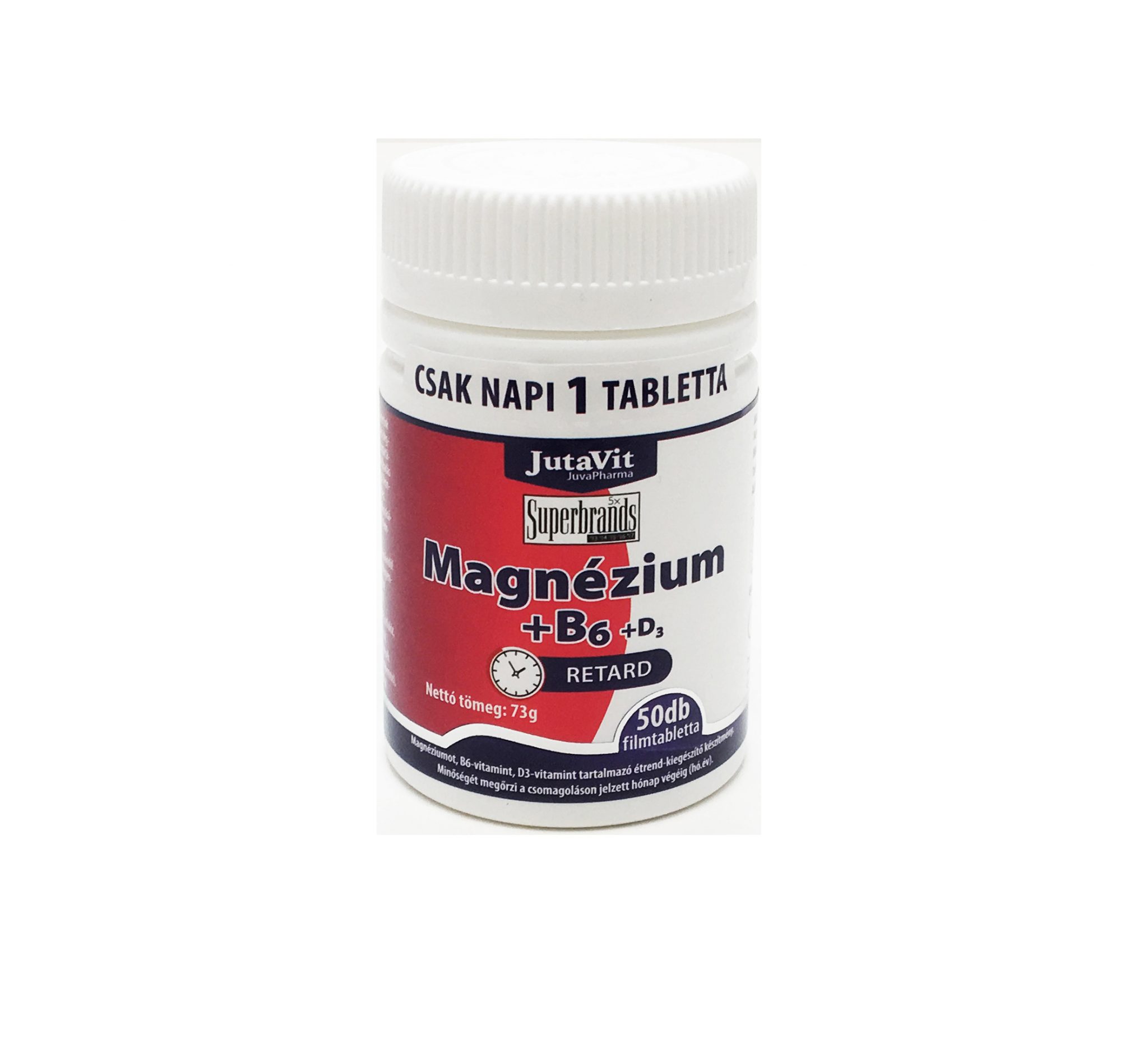 JutaVit Magnézium+B6 +D3 tabletta 50x