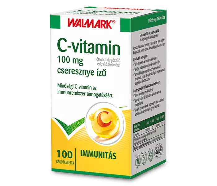 Walmark C-vitamin 100 mg cseresznye ízű rágótabl. 100x