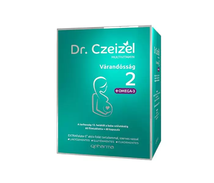 Dr.Czeizel Várandósság 2 Multivit. filmtabl. kapsz 60+60x