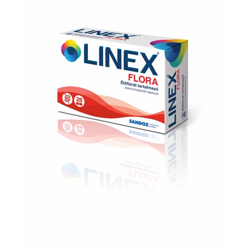 Linex Flora élőflórát tartalmazó étr.kieg. kapszul 28x
