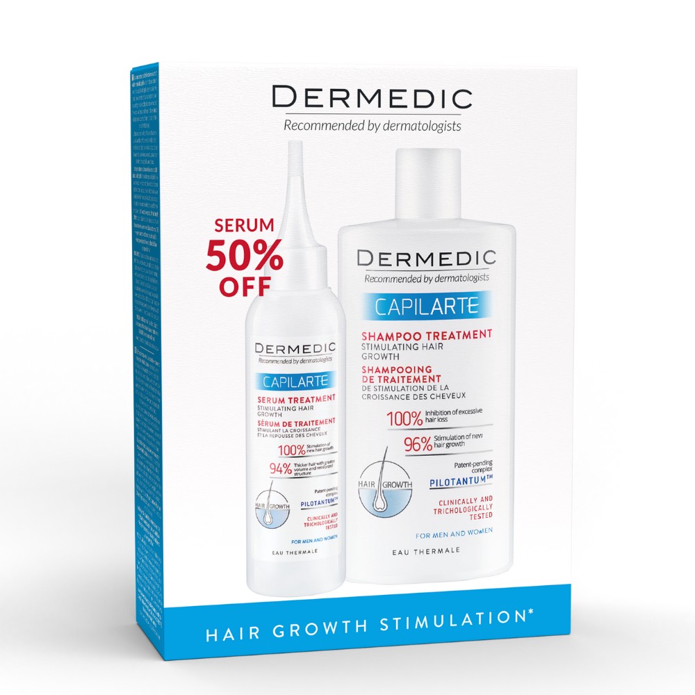 DERMEDIC Capilarte hajnöv. serkentő szett 300+150ml