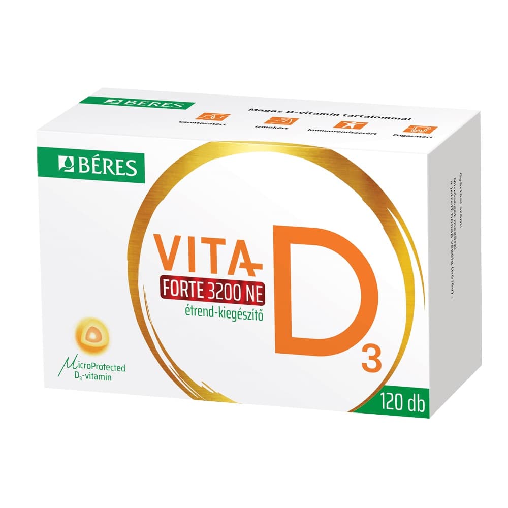 Béres Vita-D3 3200NE Forte ÉTRENDKIEG. tabletta 120x