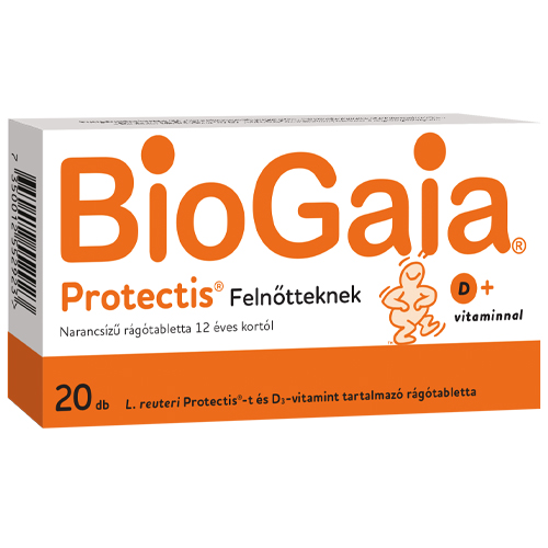 Biogaia Protectis Felnőtt D rágótabletta 20x