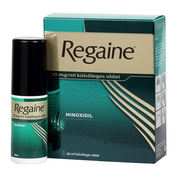 Regaine 20 mg/ml oldat külsőleges gyerekbizt. kupa 60ml HDPE tartály