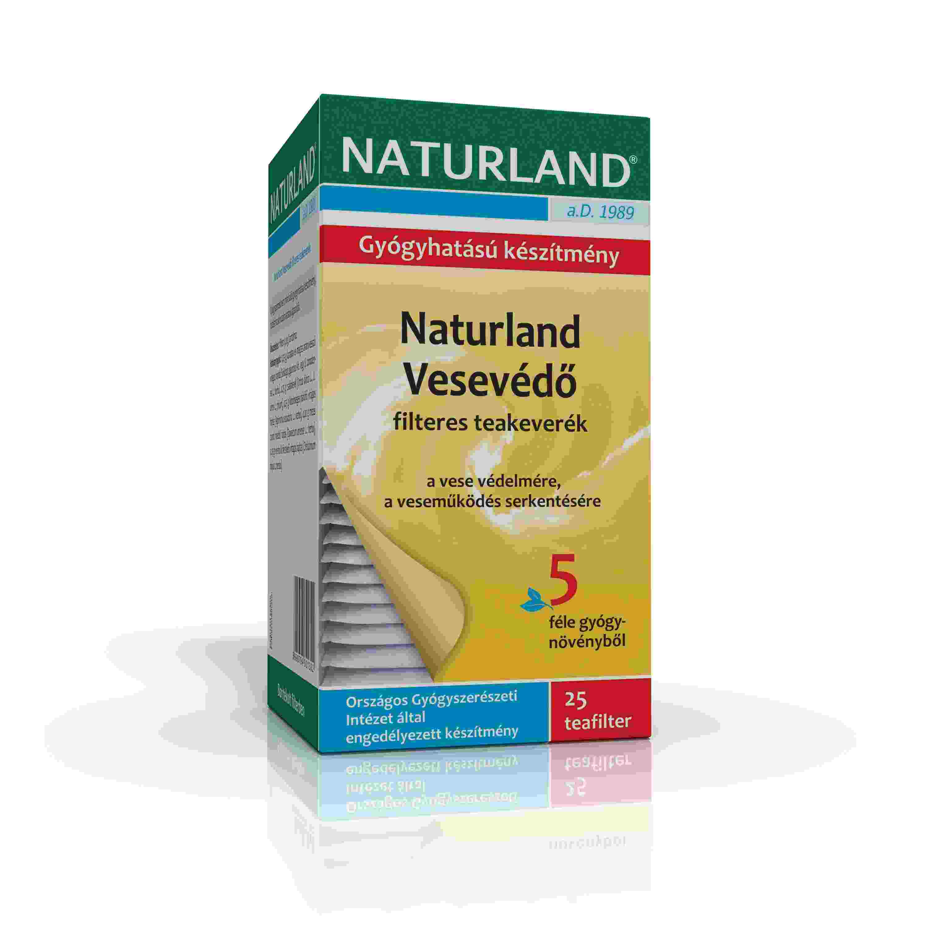 Naturland vesevédő tea filteres 25x